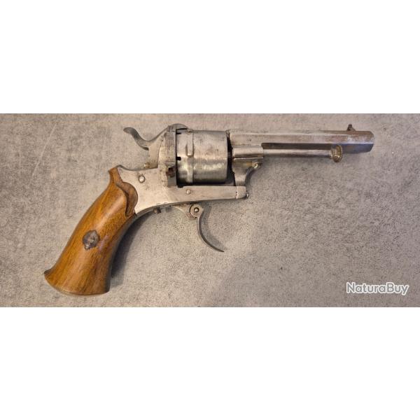 PISTOLET REVOLVER A BROCHE ELG 7mm N 36