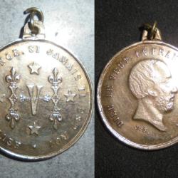 MEDAILLE FRANCE HENRI V COMTE DE CHAMBORD " Heureuse France si jamais il est roi "