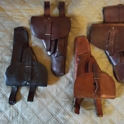 Lot de 4 holsters pour pistolet MAC 50, colt 1911 et autres...