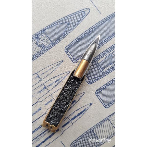 7,92 Mauser S.m.K. L'spur Verb Trop etui laiton didactique