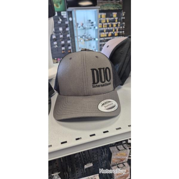 CASQUETTE - DUO MESH SNAPBACK CAP - CHARCOAL/BLACK