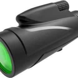 TOP ENCHERE à 1 SANS PRIX DE RESERVE: Monoculaire 12x50 HD avec support de téléphone  et trépied