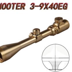 3-9x40E golden rifle scope