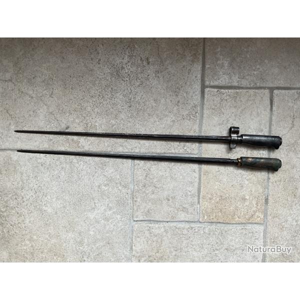 2 Ba�onnettes LEBEL dit rosalie