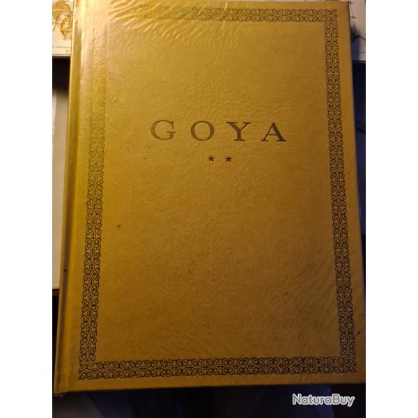 Goya 2 volumes ecole espagnole Charansonney le musee personnel