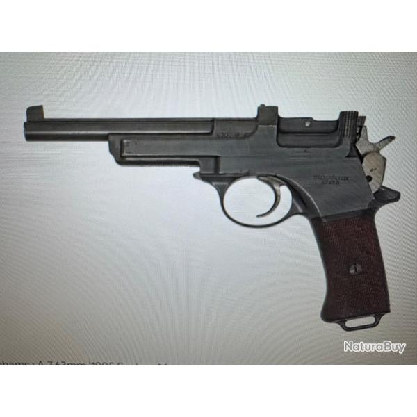 LOT DE 2 clips pour pistolet mannlicher  1901/ 1903/ 1905                       prix pour deux clips