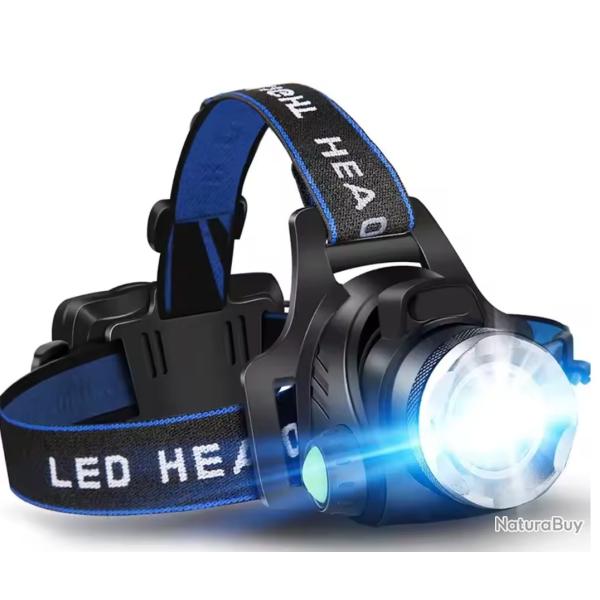 Lampe Frontale Led PUISSANTE rechargeable ......ENCHERE 1 EURO