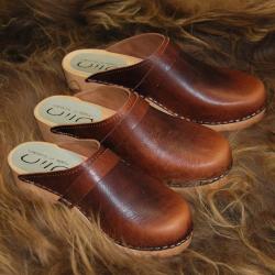 Sabots Su&eacute;dois cuir de caract&egrave;re tannage v&eacute;g&eacute;tal &eacute;dition limit&eacute;e f&ecirc;tes RANCH BUFFALO