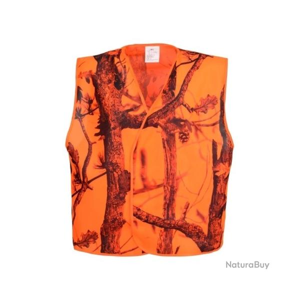 Gilet de scurit PERCUSSION ghostcamo orange