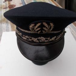 casquette de commissaire principal de police des ann&eacute;es 50/60,tres bon &eacute;tat