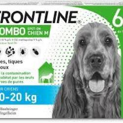 FRONTLINE COMBO CHIEN 10-20KGS 6 PIPETTES DE 1.36ML