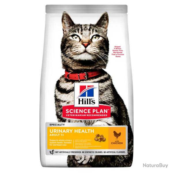 HILLS FELINE URINARY HEALTH STERILISED POULET 1.5KGS