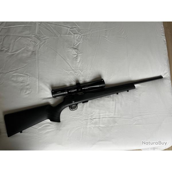 Carabine CZ 457 avec lunette HAWKE