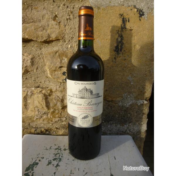 Vin rouge Haut-m�doc Ch�teau BARREYRES 2021