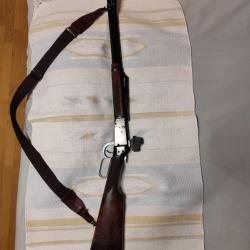 Winchester calibre 356 1894-1994 levier sous garde ,point rouge meopta, 5 bo&icirc;tes neuve sologne.