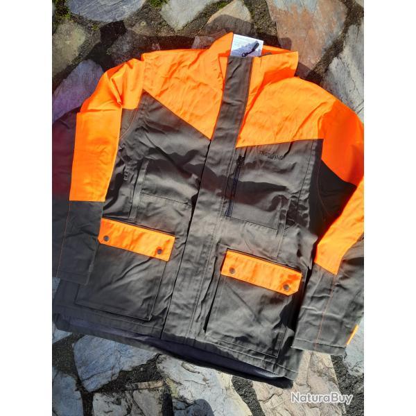 Veste Somlys Treeland fluo Hiver en XL