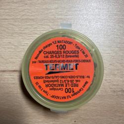 Charges Rouges Matador cal25 (6,3/12)