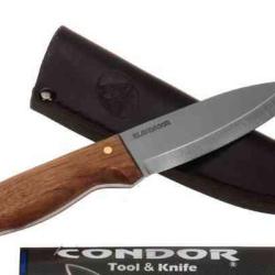 Condor 60004 Bushlore Knife 4 5/16 In W/leath.sheath