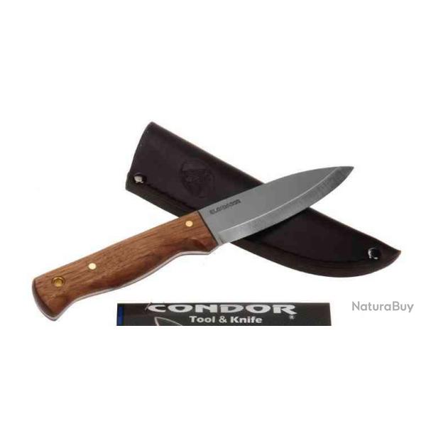 Condor 60004 Bushlore Knife 4 5/16 In W/leath.sheath
