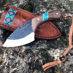 Couteau de chasse Condor Blue River Skinner 60046 - Acier 440C & Noyer