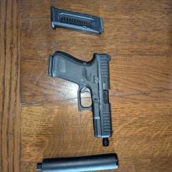 GLOCK 44 fileté Gen 5 22lr+ silencieux B&T