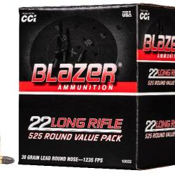 Blazer C/22LR 38 Grains - Boite de 525