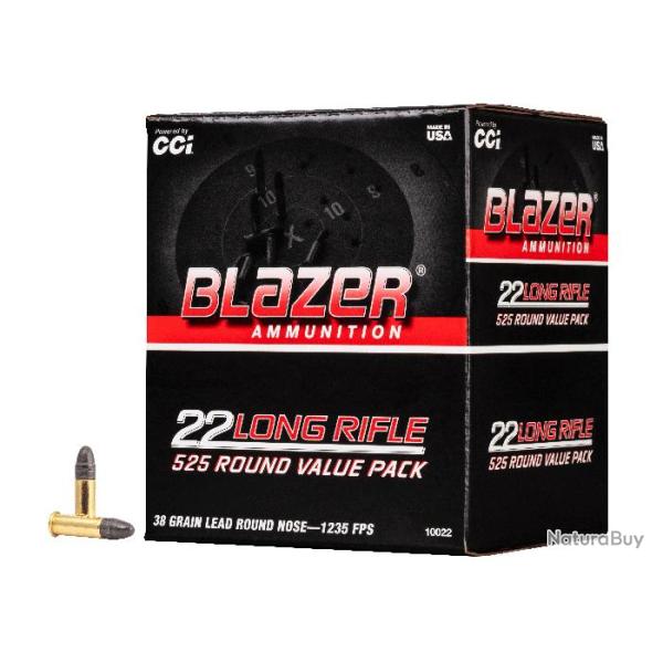 Blazer C/22LR 38 Grains - Boite de 525