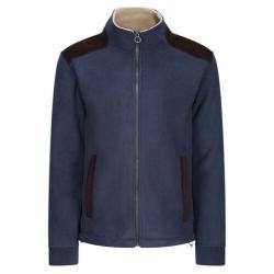 Veste polaire doubl&eacute;e sherpa pour homme TRF666 Regatta Bleu Fonc&eacute;