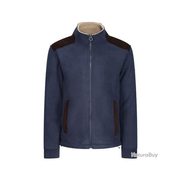 Veste polaire doubl�e sherpa pour homme TRF666 Regatta Bleu Fonc�