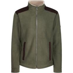 Veste polaire doubl&eacute;e sherpa pour homme  Regatta TRF666 kaki