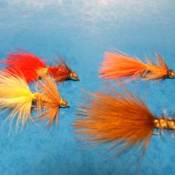 4 streamers (Wooly bugger) H 8