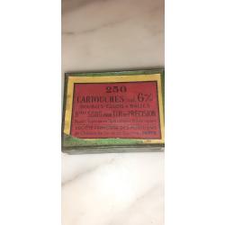 Ancienne boite de cartouches 6 mm