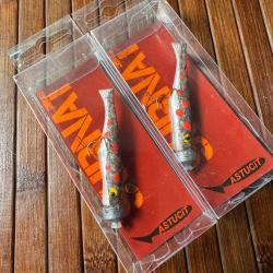 LOT PÊCHE DEUX LEURRES SURNAT TACON 6 cm