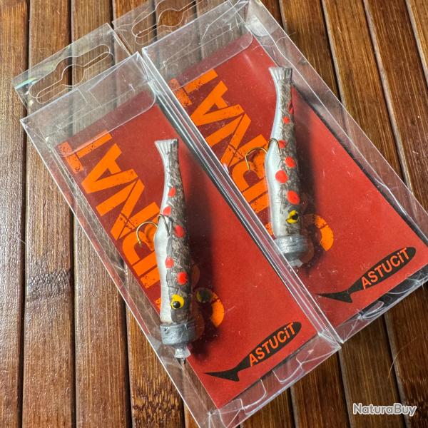 LOT PCHE DEUX LEURRES SURNAT TACON 6 cm