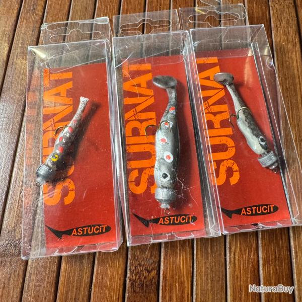 LOT PCHE 3 LEURRES SURNAT