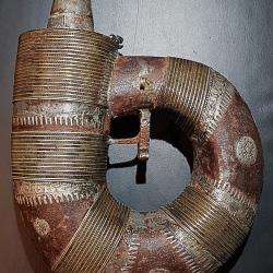 Ancienne poire à poudre, XIXème, origine Yémen