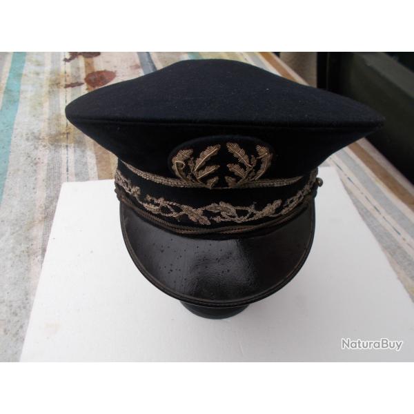 casquette de commissaire principal de police ann�es 50/60, taille 57; tres bon �tat