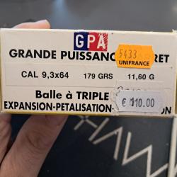 GPA 9.3X64 179GRS 11.60G