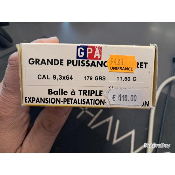 GPA 9.3X64 179GRS 11.60G