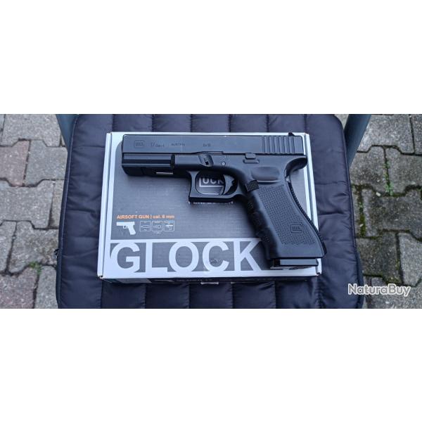 Glock 17 Gen4 GBB Co KWC (+2 chargeurs)
