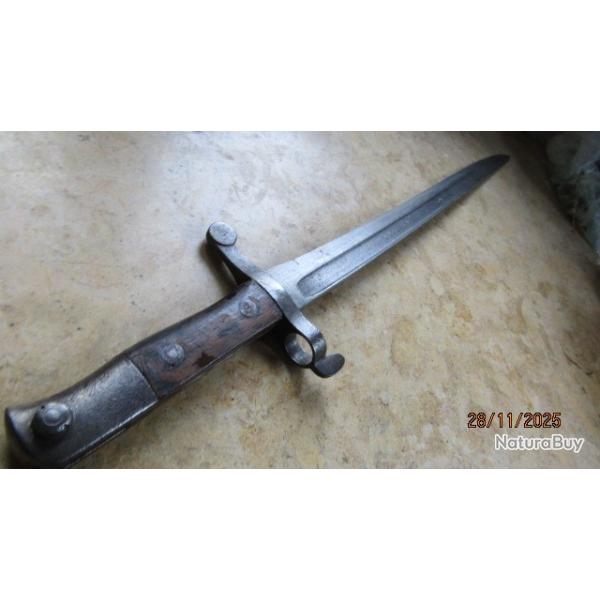 Baionnette fusil Guedes 1885 Portugais Kropatschek 1886  Mauser Gewehr 88  rglementaire Portugal SF