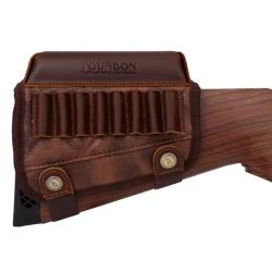 CARTOUCHIERE DE CROSS CARABINE EN CUIR TOURBON ......ENCHERE 1 EURO