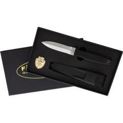 F&auml;llkniven G1z Garm Fighter - Couteau Fixe Premium, Lame Satin CPM20CV, Manche Thermorun