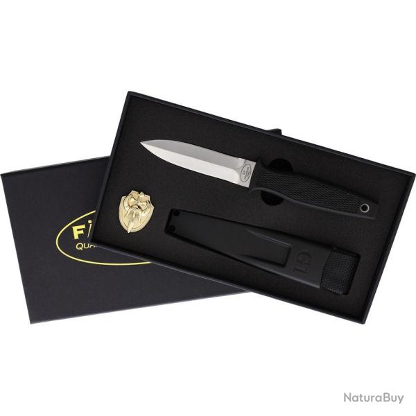 F�llkniven G1z Garm Fighter - Couteau Fixe Premium, Lame Satin CPM20CV, Manche Thermorun