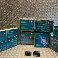 adaptateur batterie makita sur outils electrique portatif silex rida liangye schneider meterk ly777