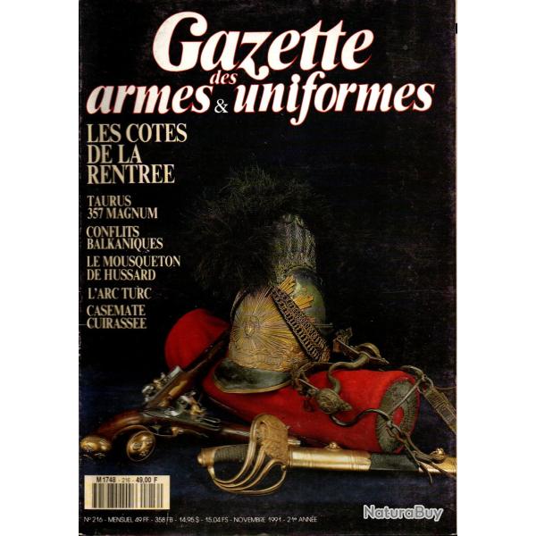 gazette des armes et uniformes 216, l'empire � la hausse ( 1991) taurus 689, fort du mont bart,