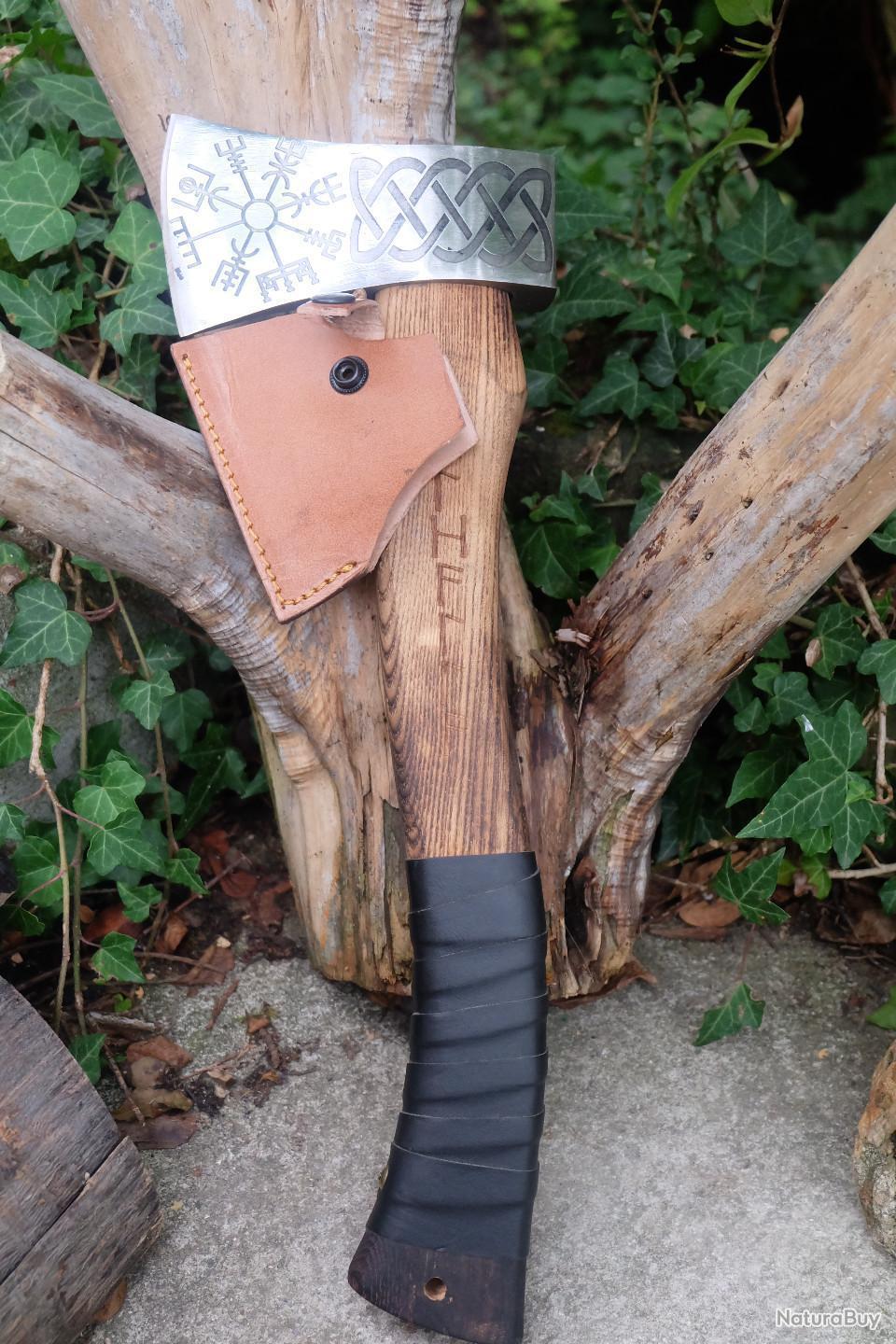 Hache viking en fer décoré - Acier (inoxydable) - Catawiki