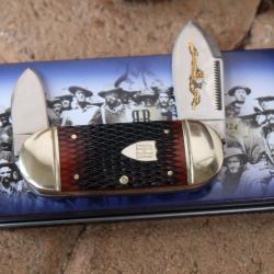 Couteau Rough Rider 30eme Anniversaire Small Sunfish 2 Lames Acier 440 Manche Os