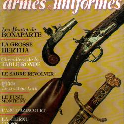 gazette des armes et uniformes 219, poignard commando chilien, sabre révolver , fusil bernard ,