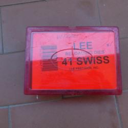 JEU DE 2 OUTILS LEE POUR RECHARGEMENT 41 SWISS